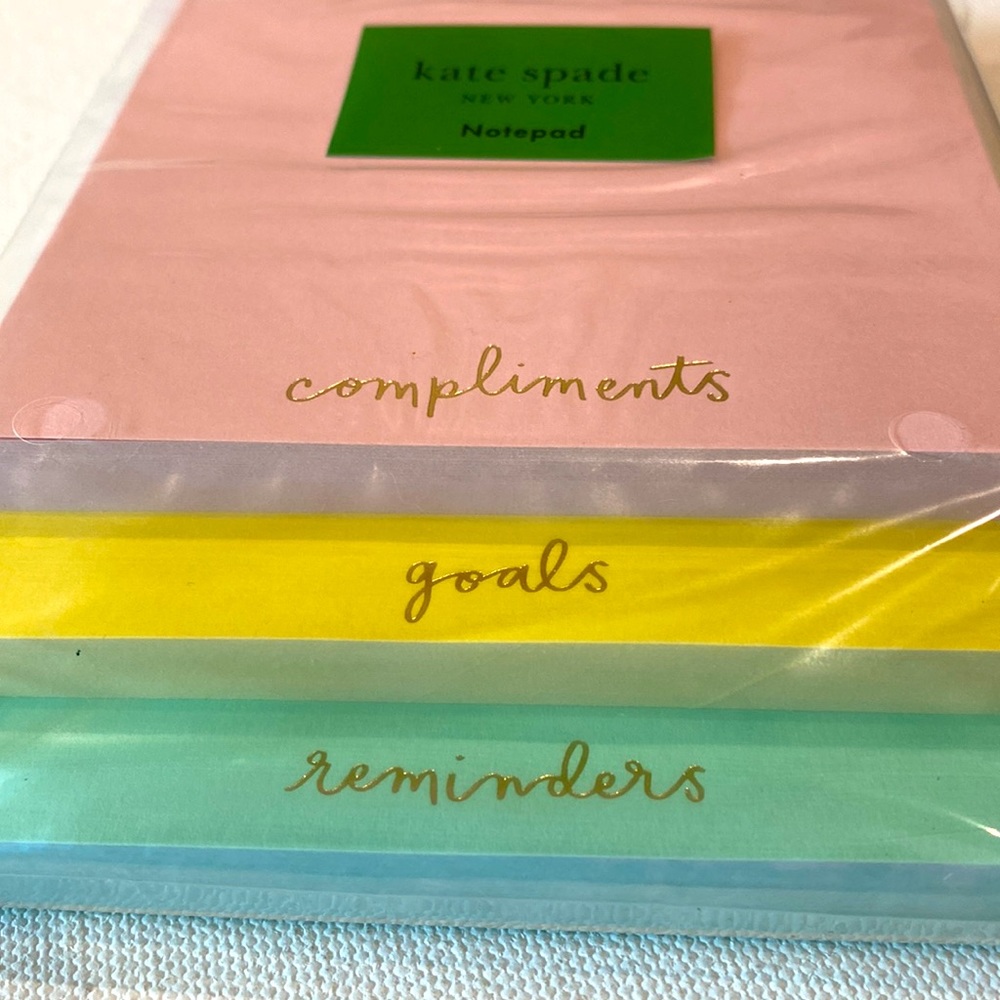 New Kate Spade Notepad - Picture 2 of 2